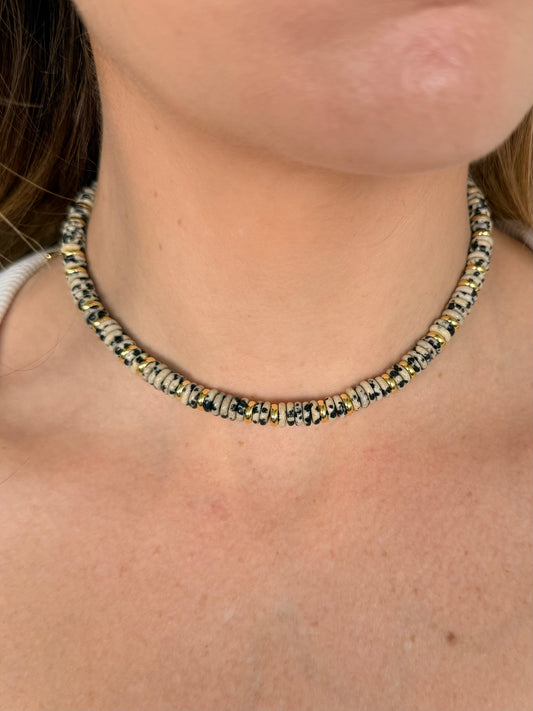Collar pukka jaspe dálmata