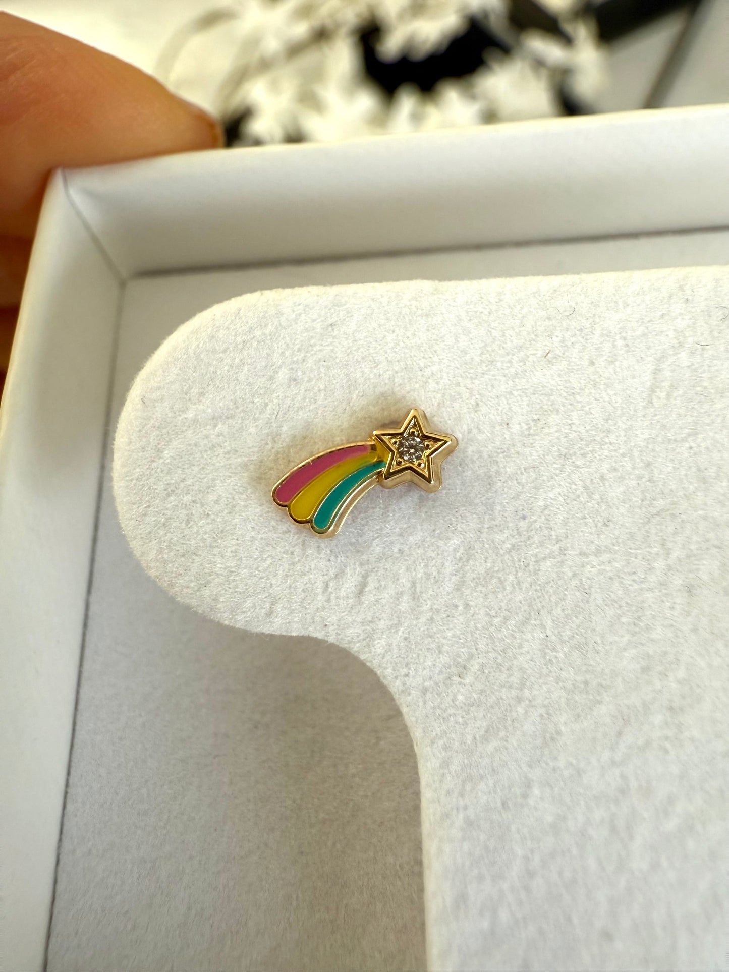 Aretes estrella fugaz