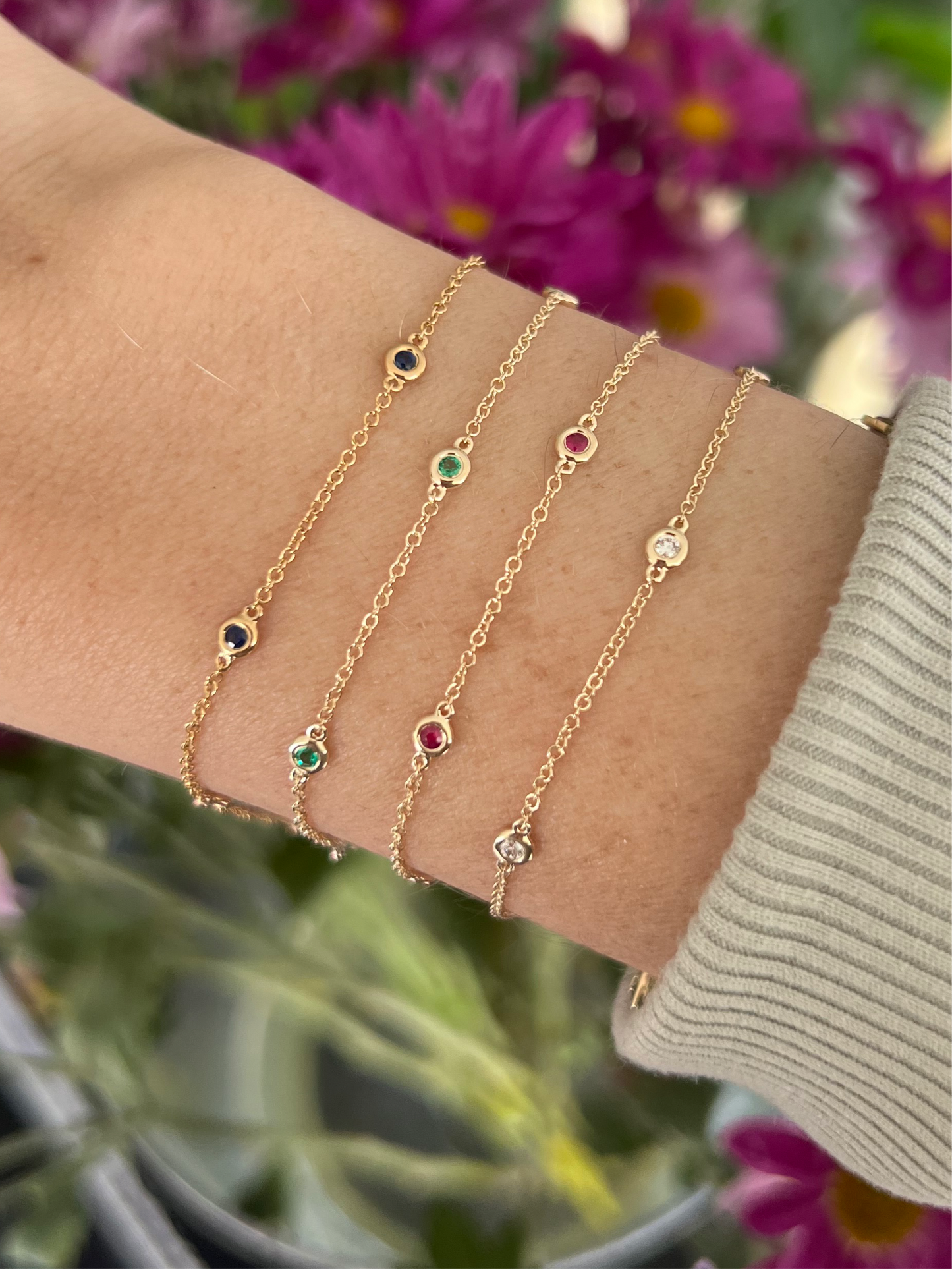 Pulsera esmeraldas bty