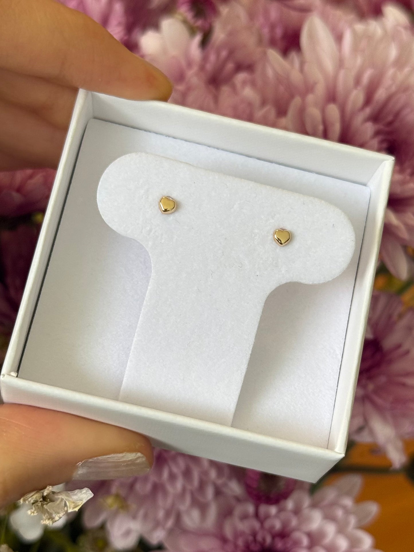 Aretes corazón mini