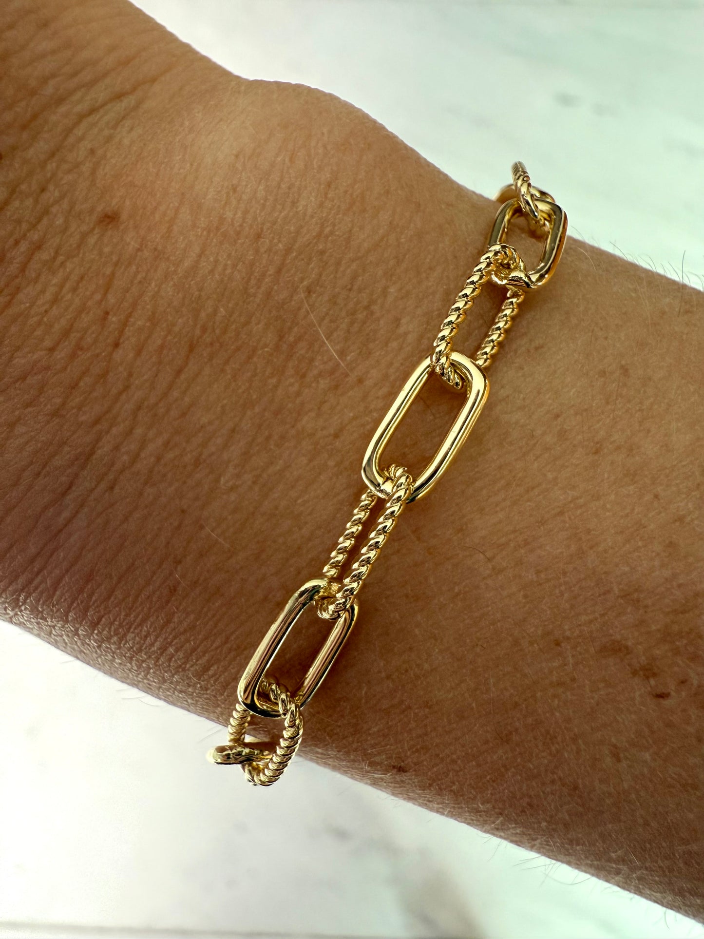 Pulsera rope paperclip