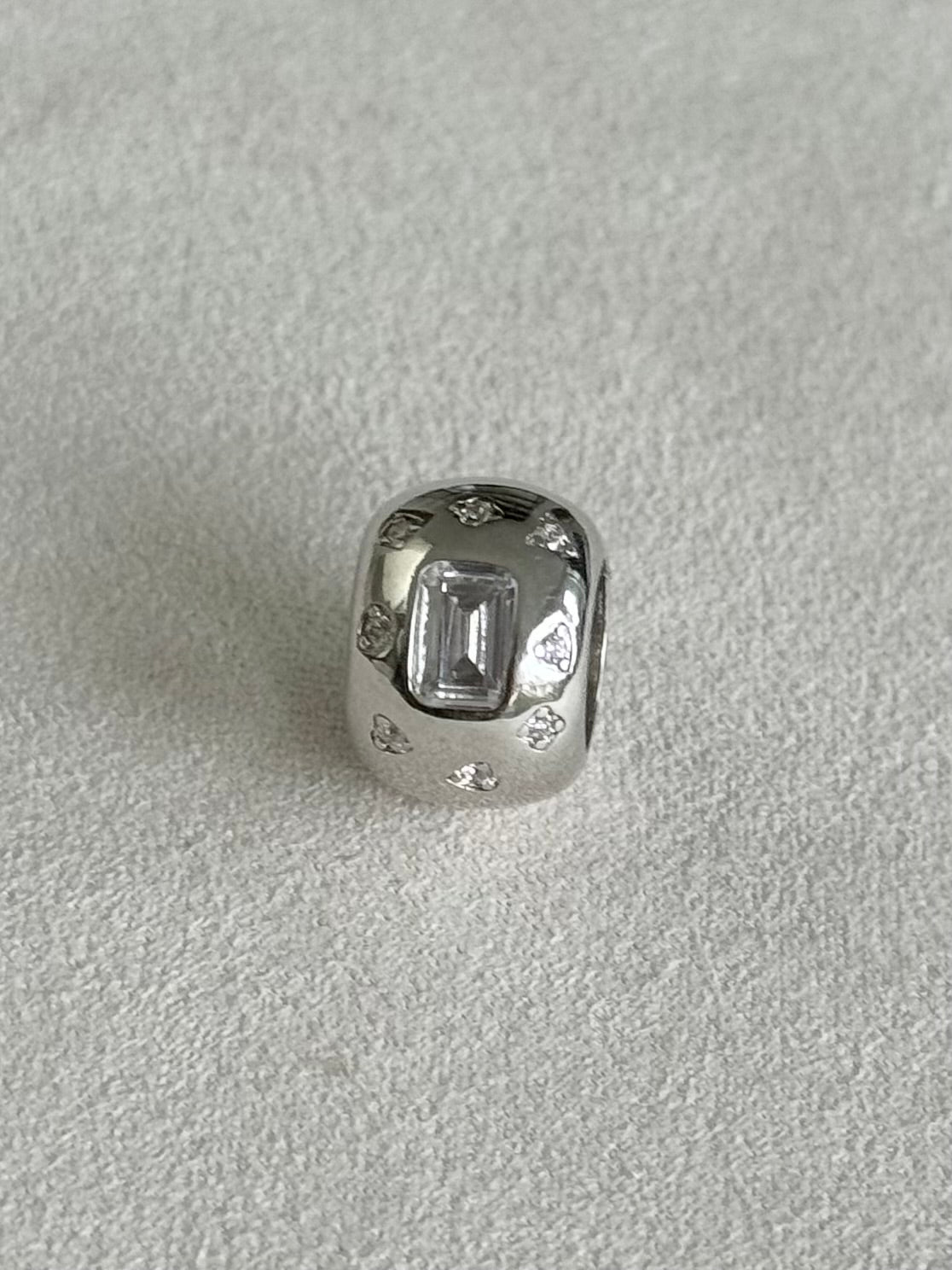 Charm spacer cz blanco