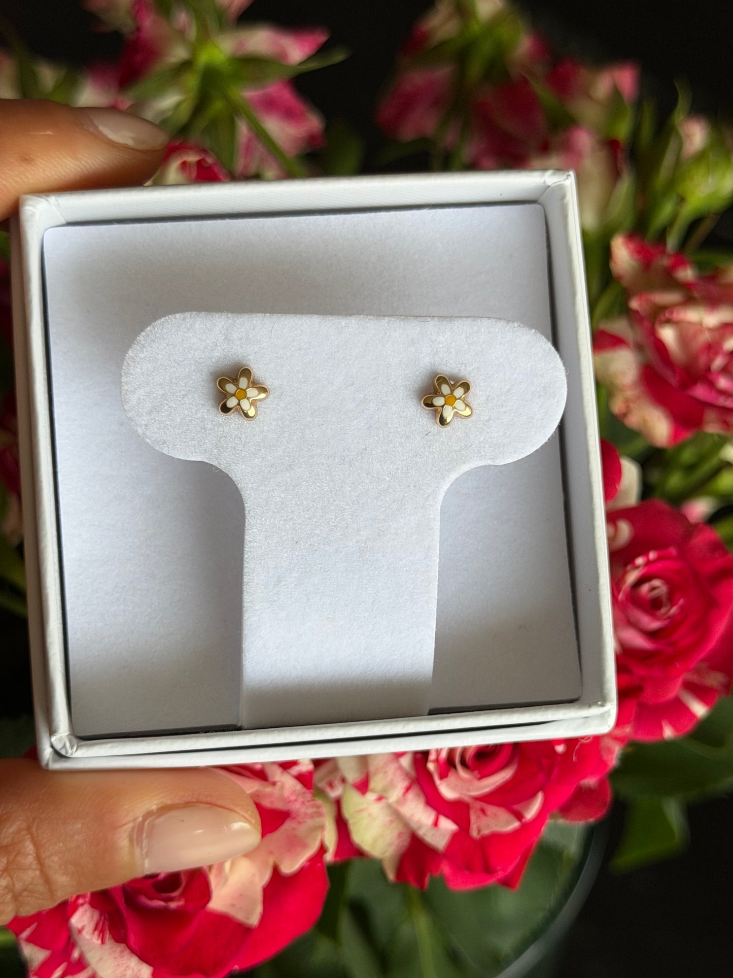 Aretes flor Daisy