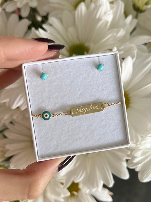 Esclava ojo turquesa