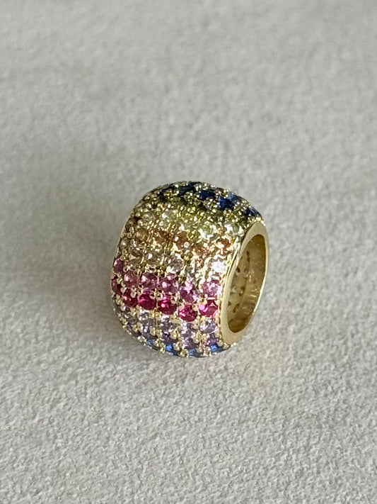 Charm spacer arcoiris