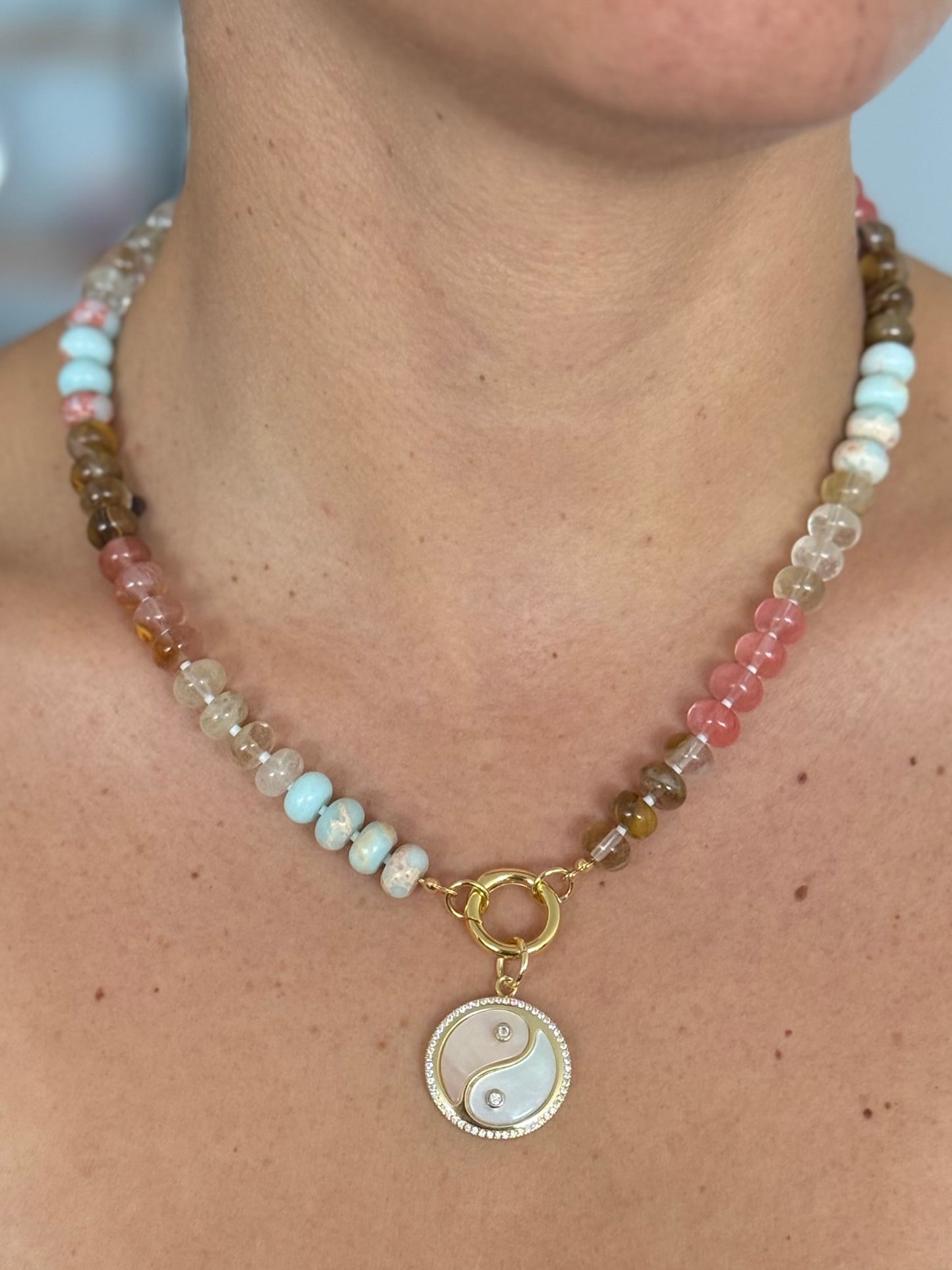 Ying yang charm