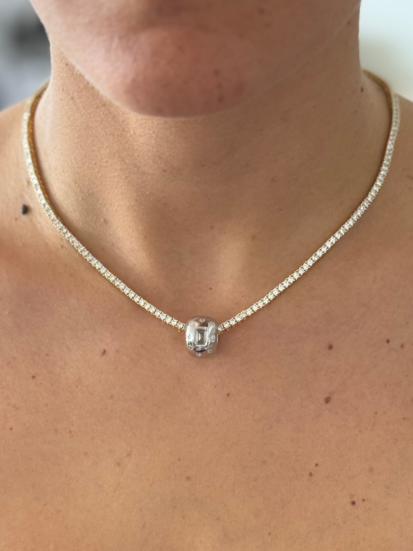 Charm spacer cz