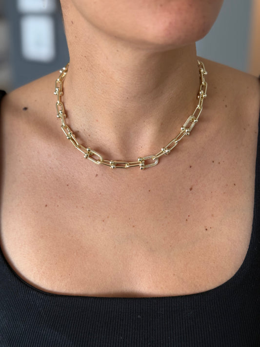 Collar chunky u links