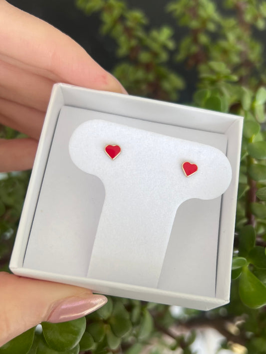 Aretes corazón