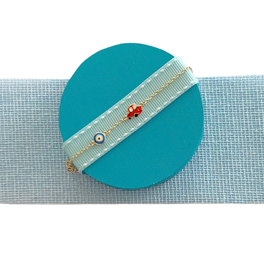 Pulsera coche y ojo turco