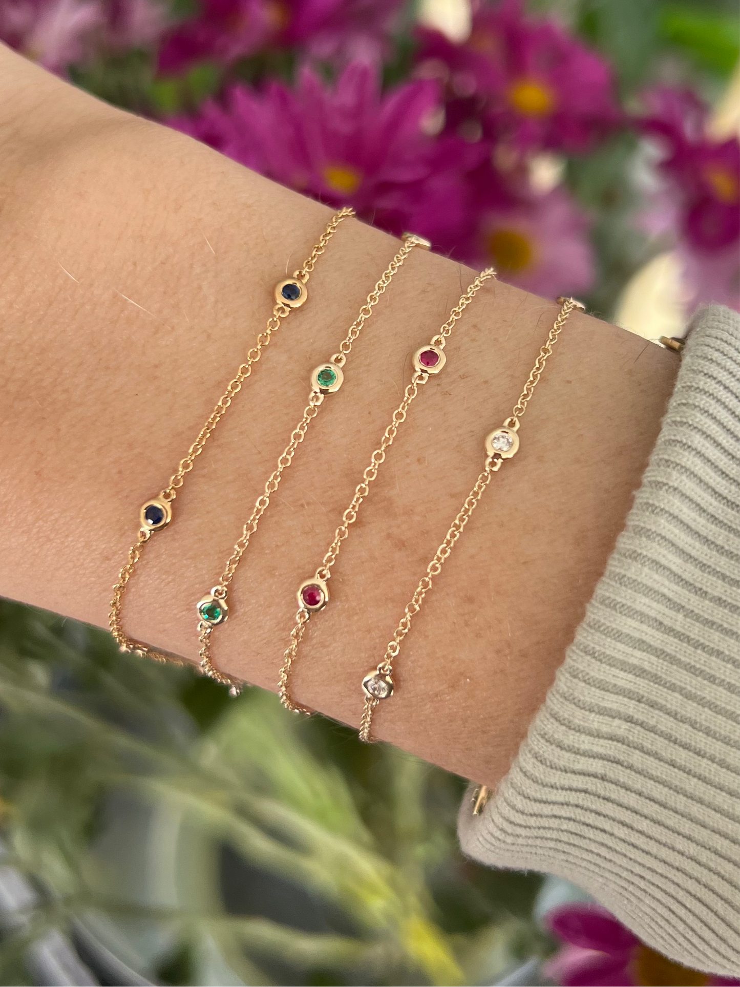 Pulsera diamantes bty