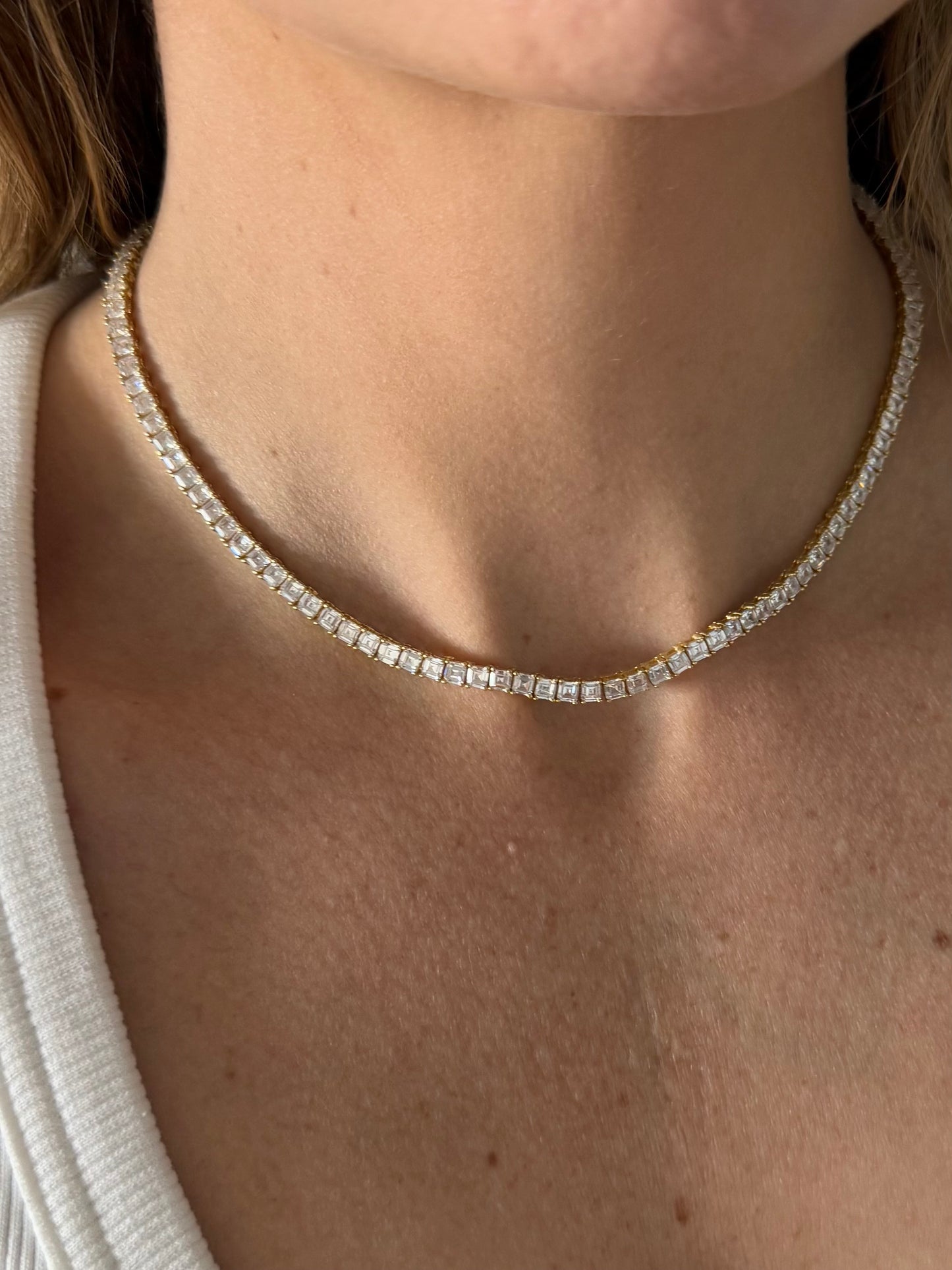 Collar tennis corte princesa