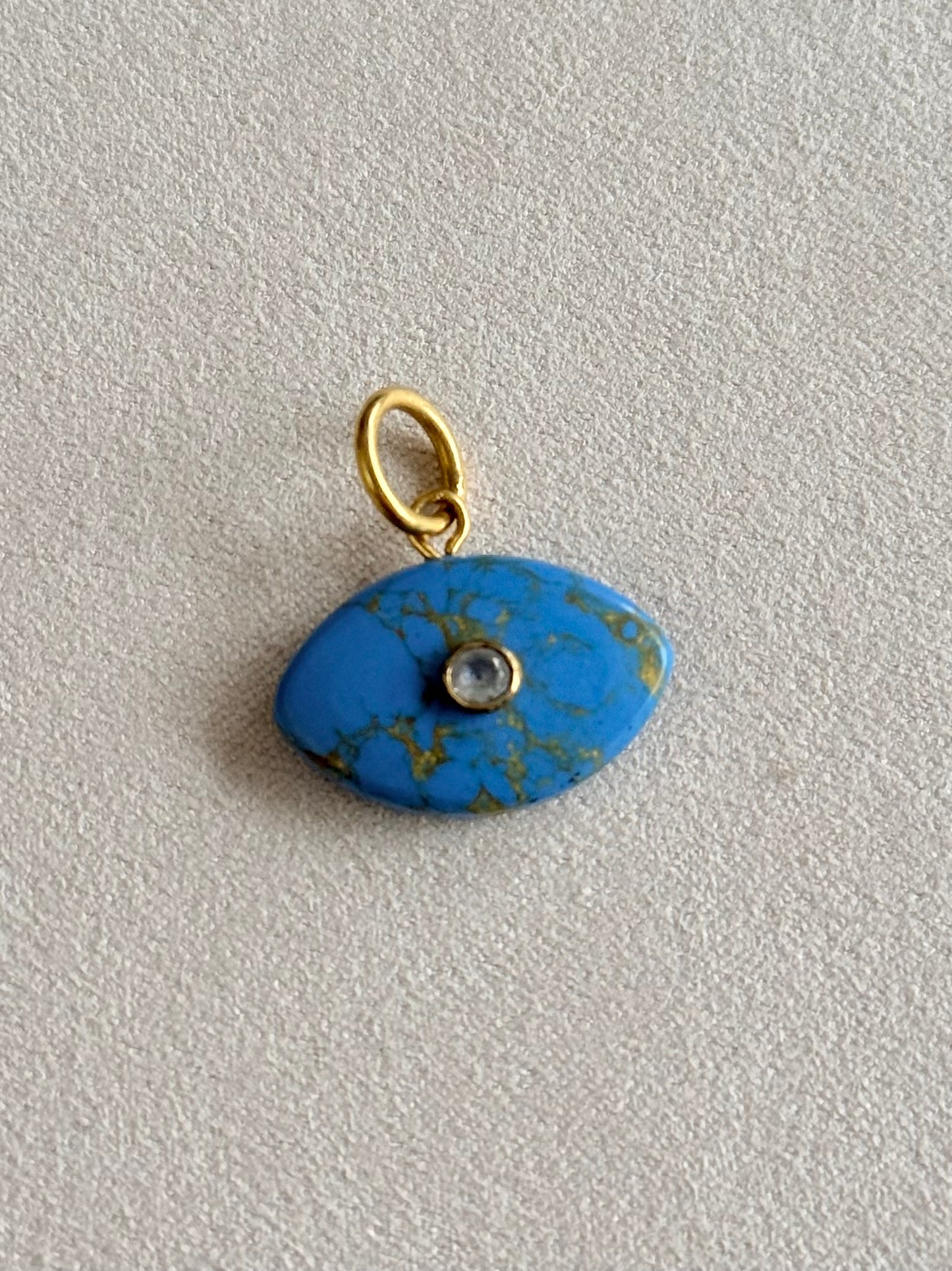 Charm ojo turco piedra