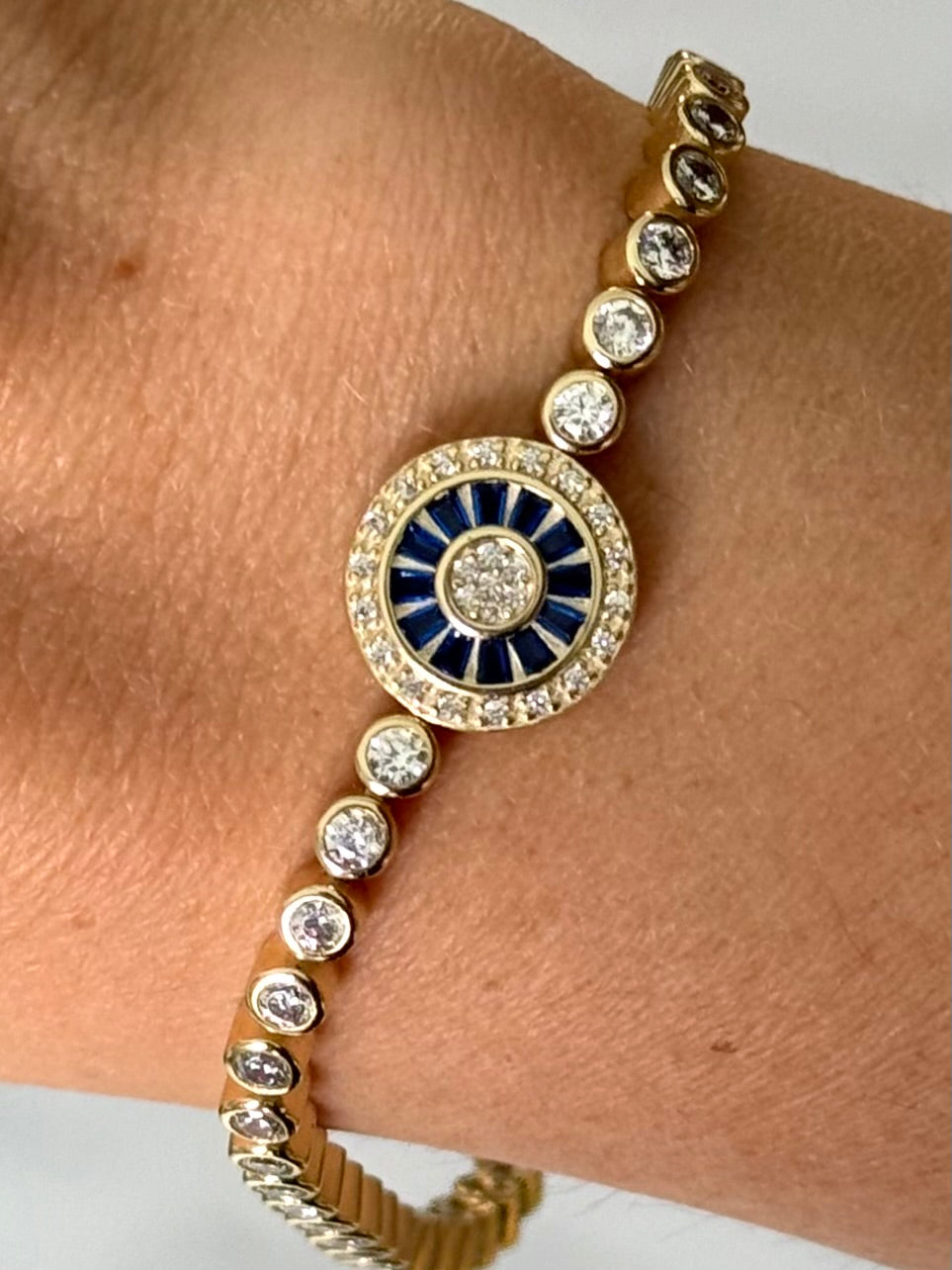 Pulsera tennis ojo turco