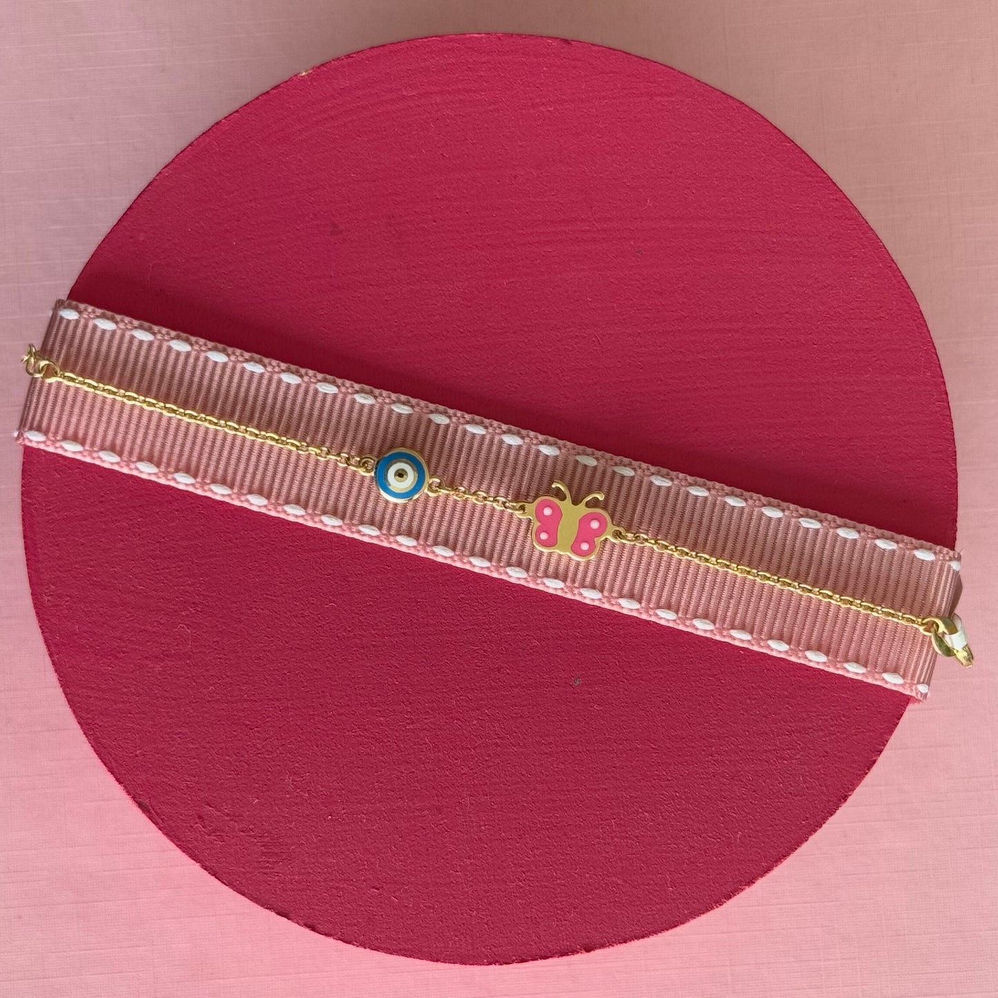 Pulsera ojo turco mariposa