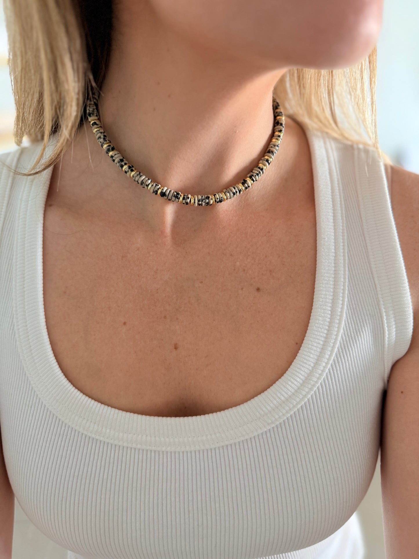 Collar pukka jaspe dálmata