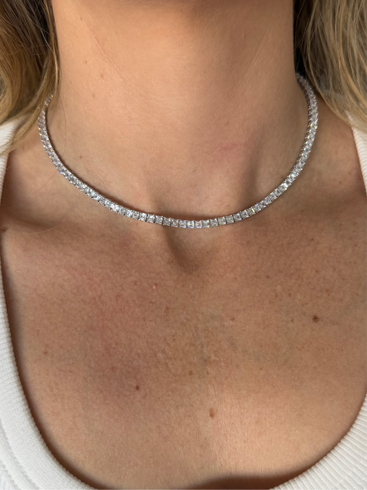 Collar tennis corte princesa