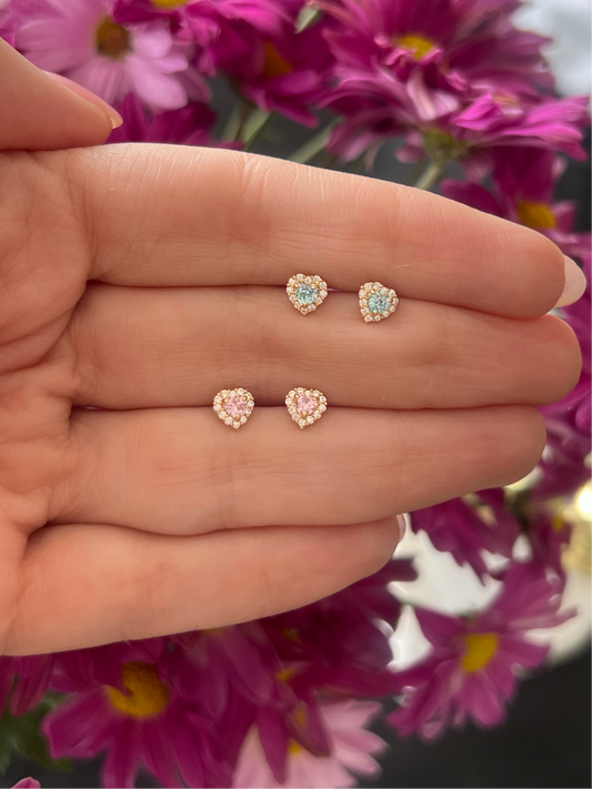 Aretes corazón