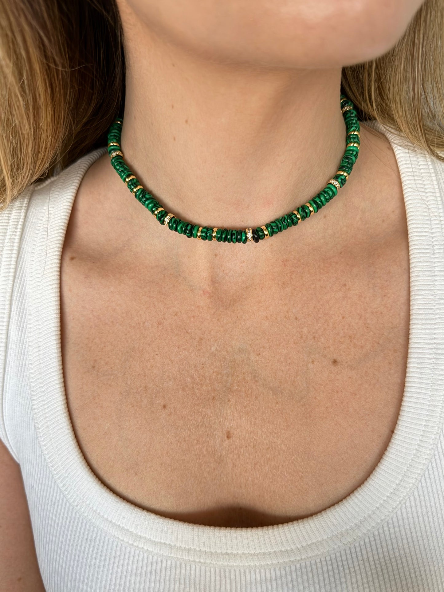 Collar pukka verde