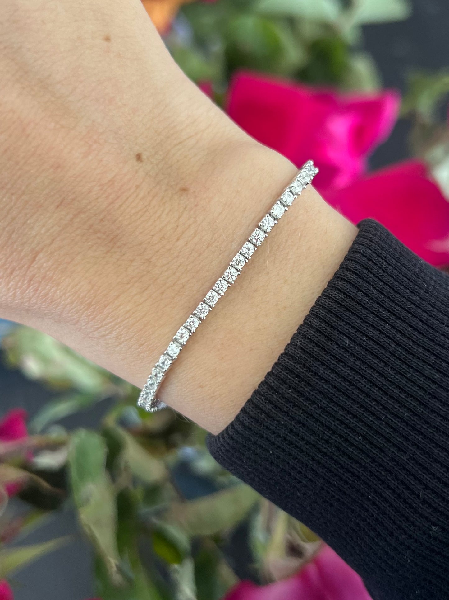 Pulsera Tennis delgadita cz