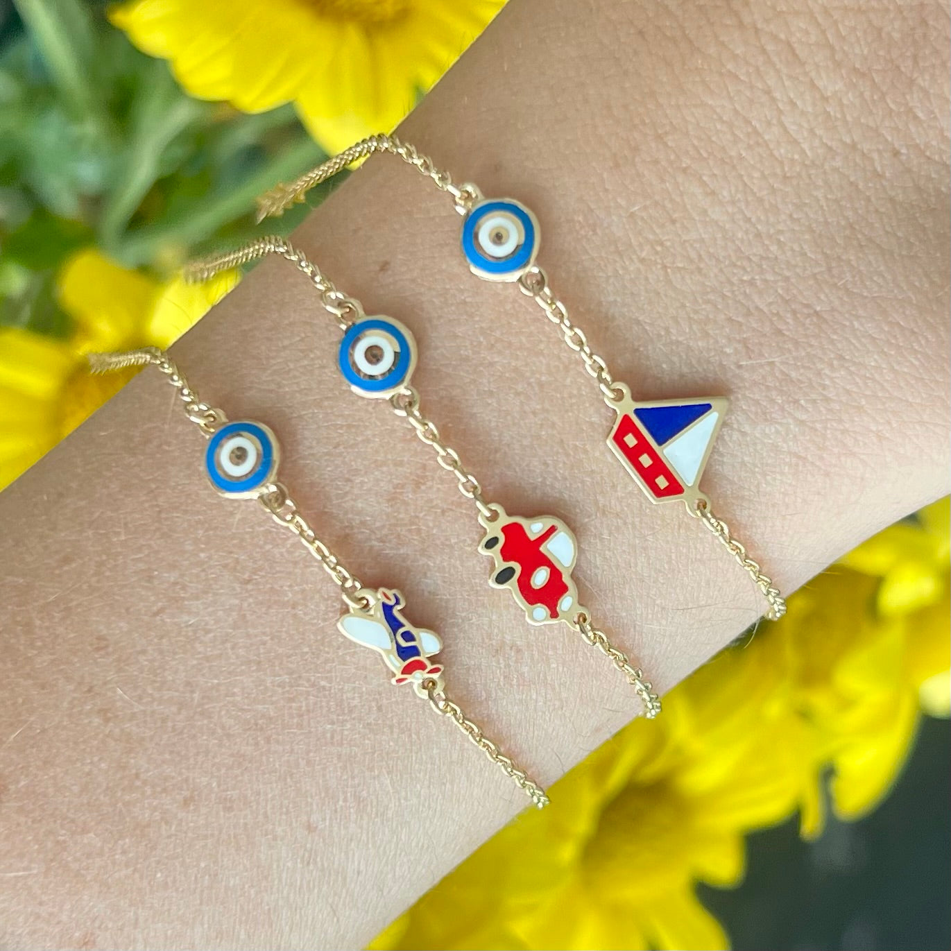 Pulsera ojo con avión