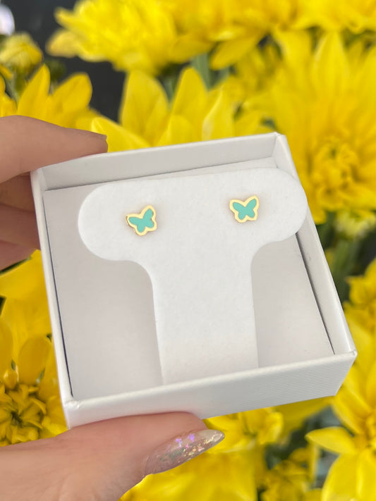 Aretes mariposa