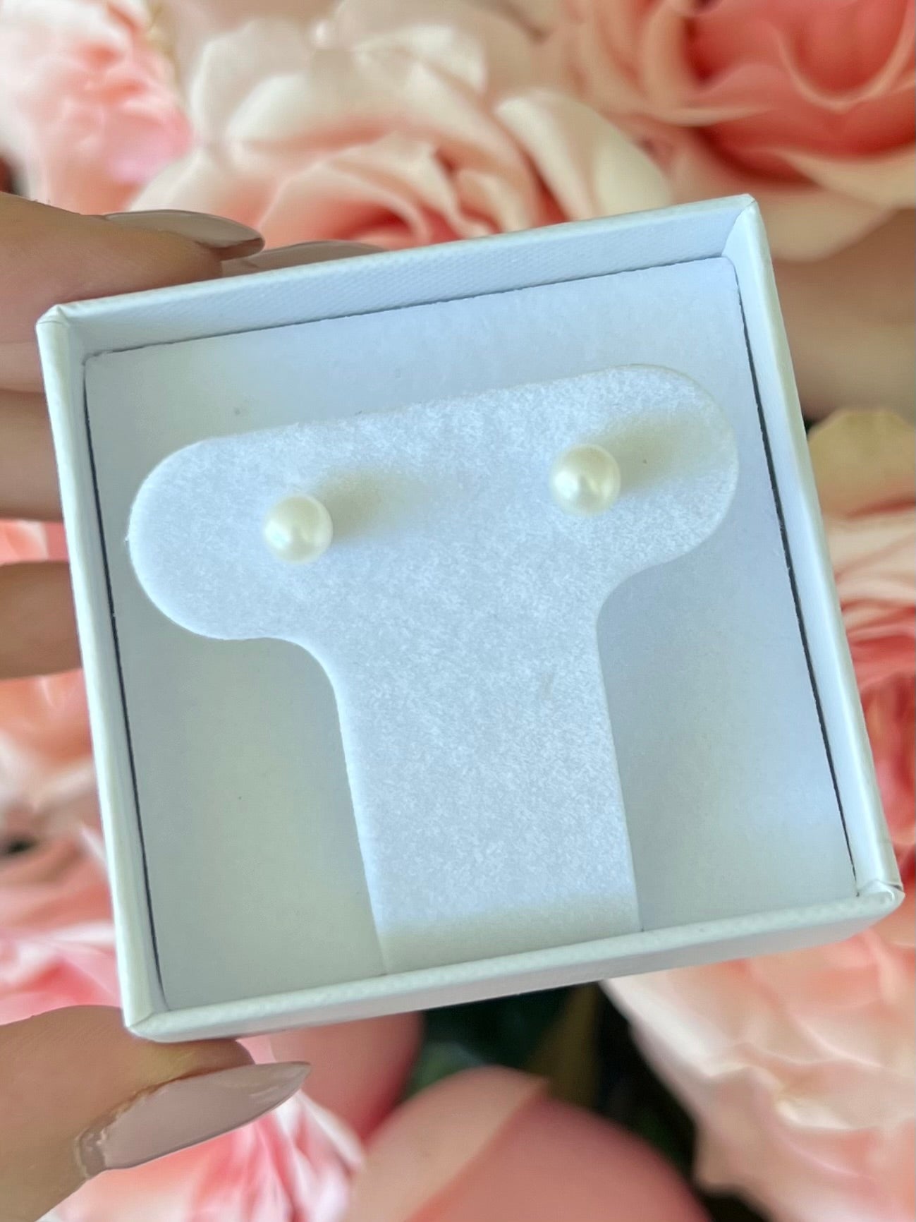 Aretes Perla 5mm