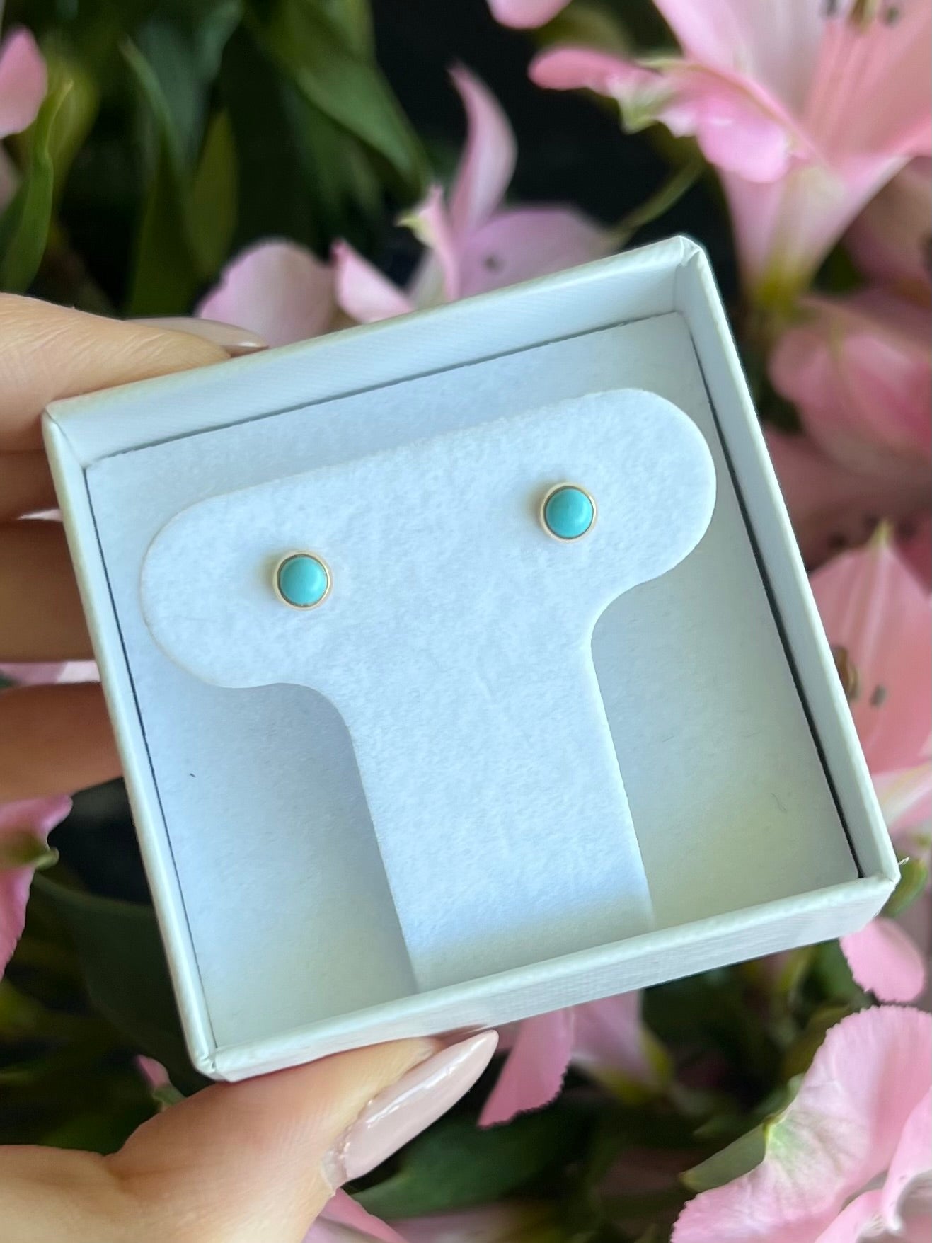 Aretes turquesa