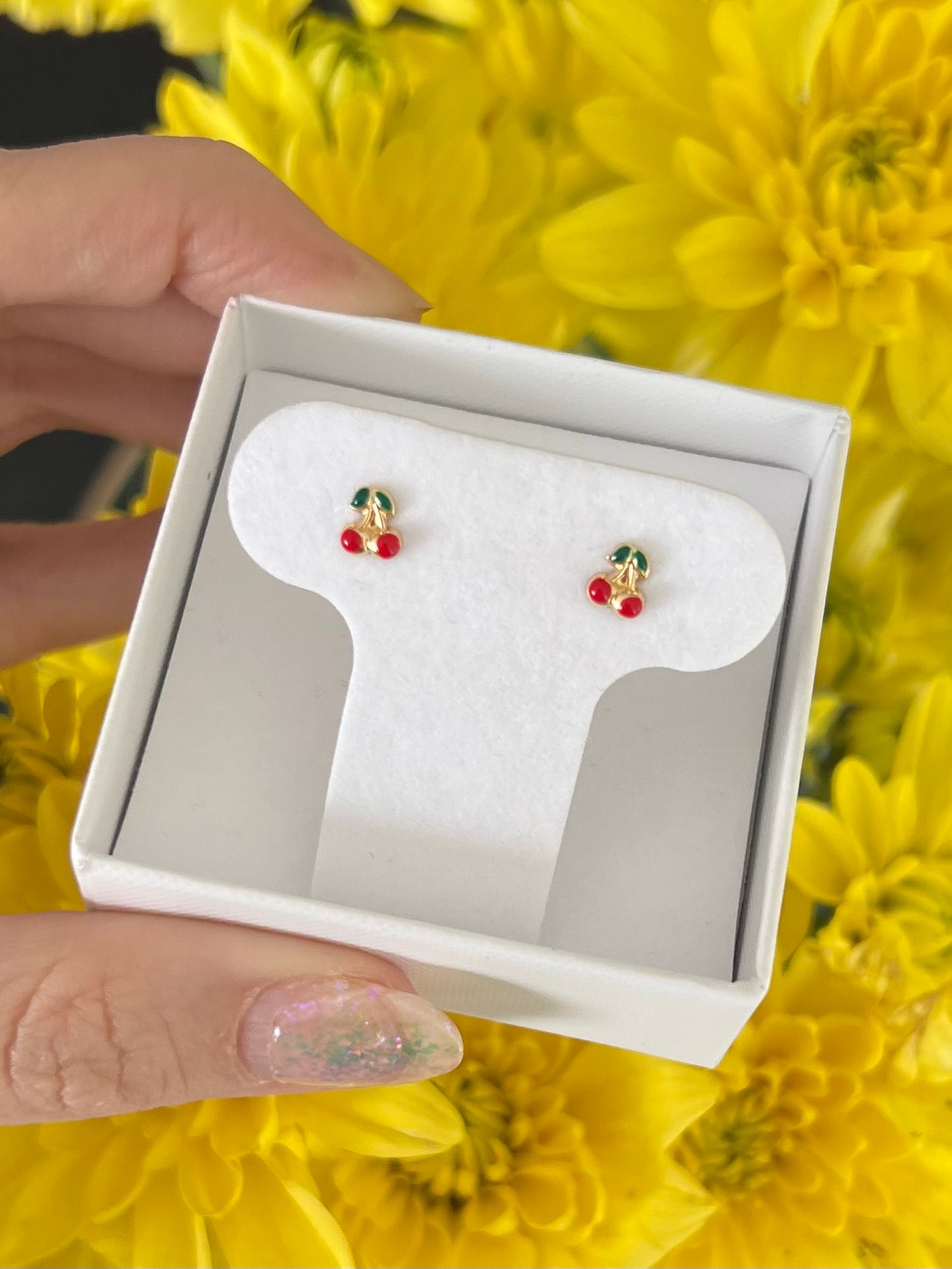 Aretes cherries