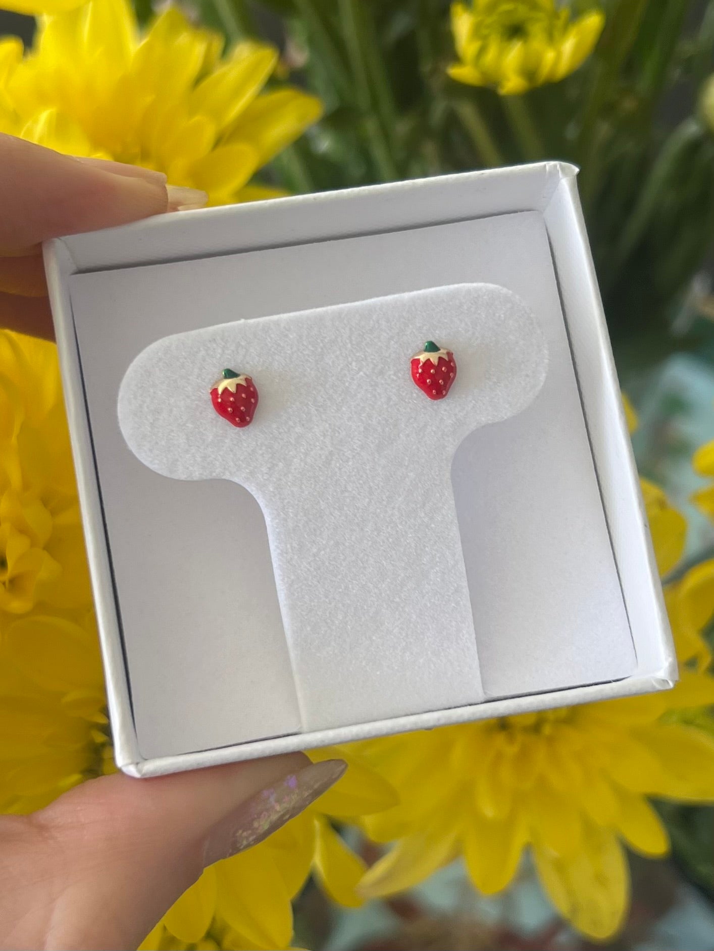 Aretes fresas