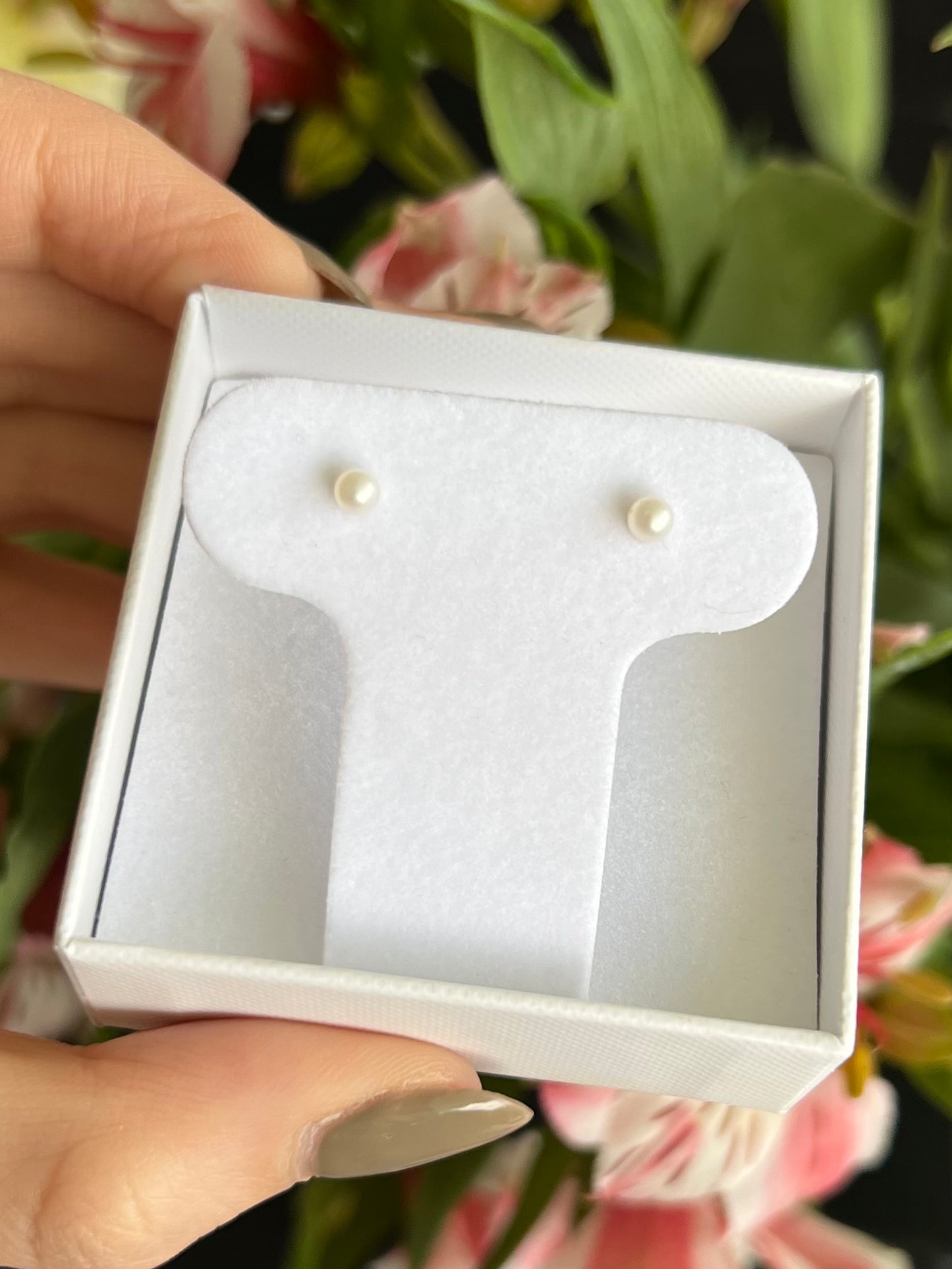 Aretes Perla 3mm