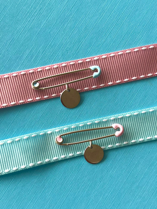 Seguritos de plata y esmalte