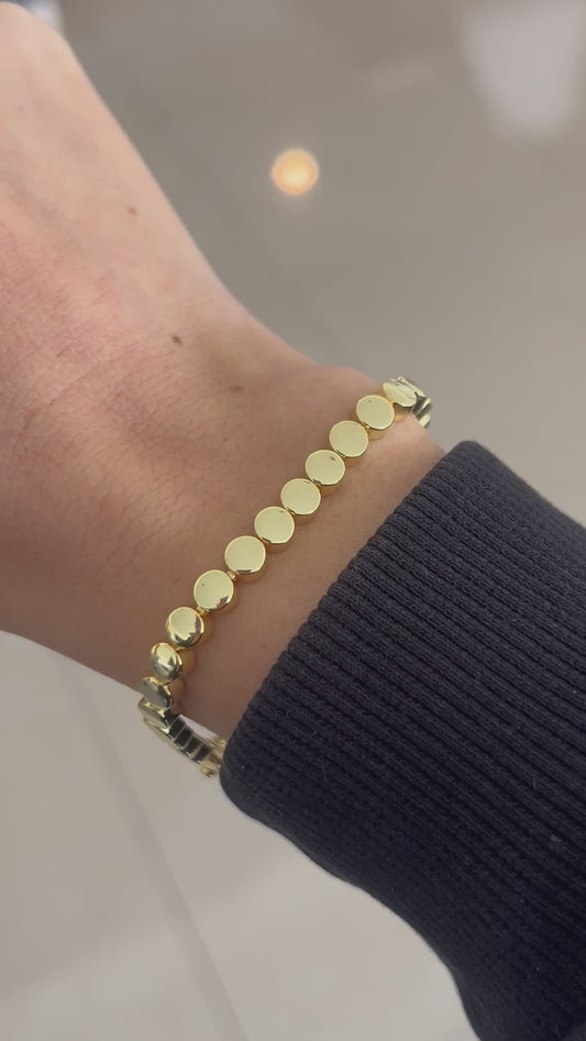 Pulsera círculos tennis