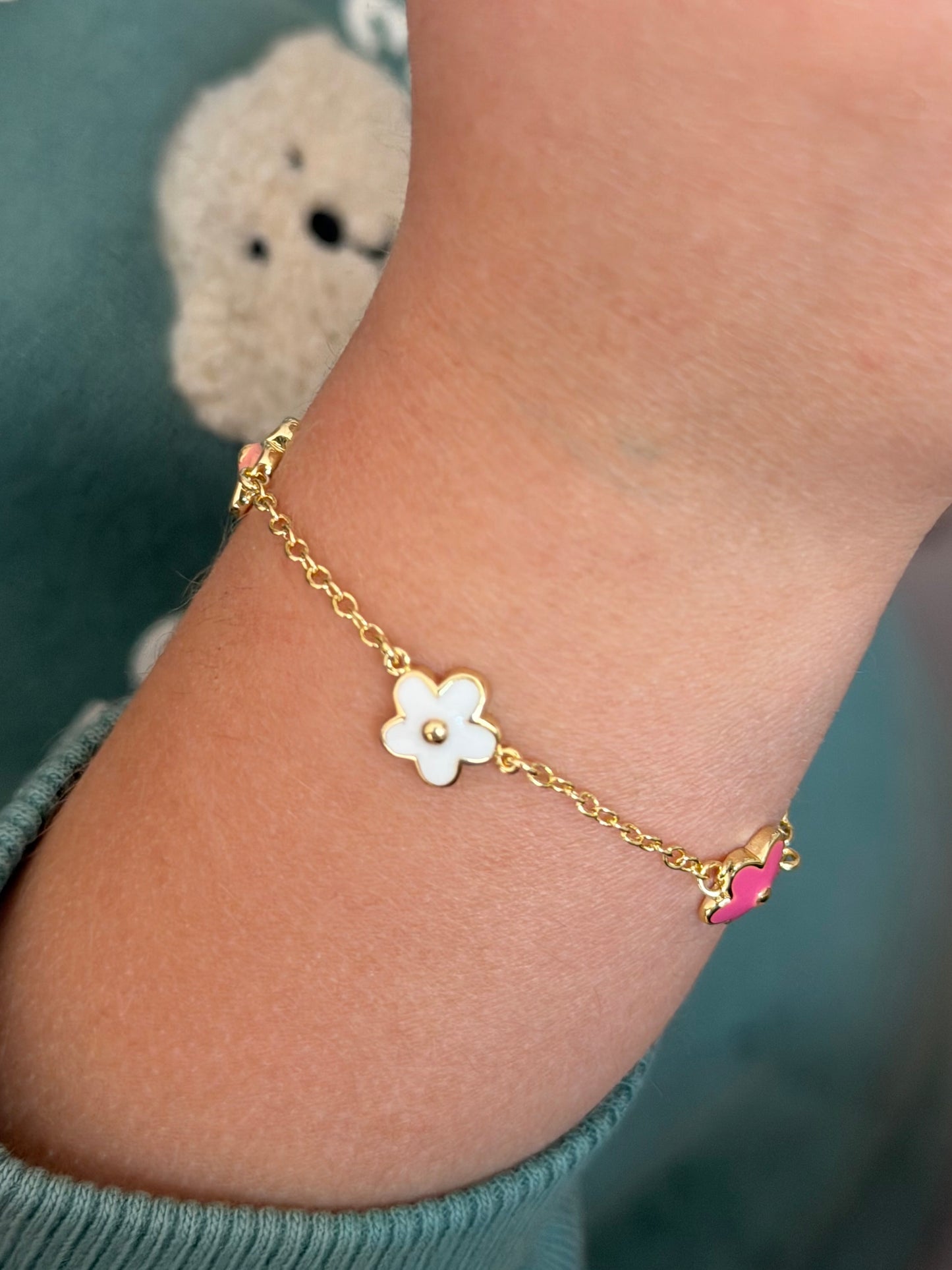 Pulsera 3 flores