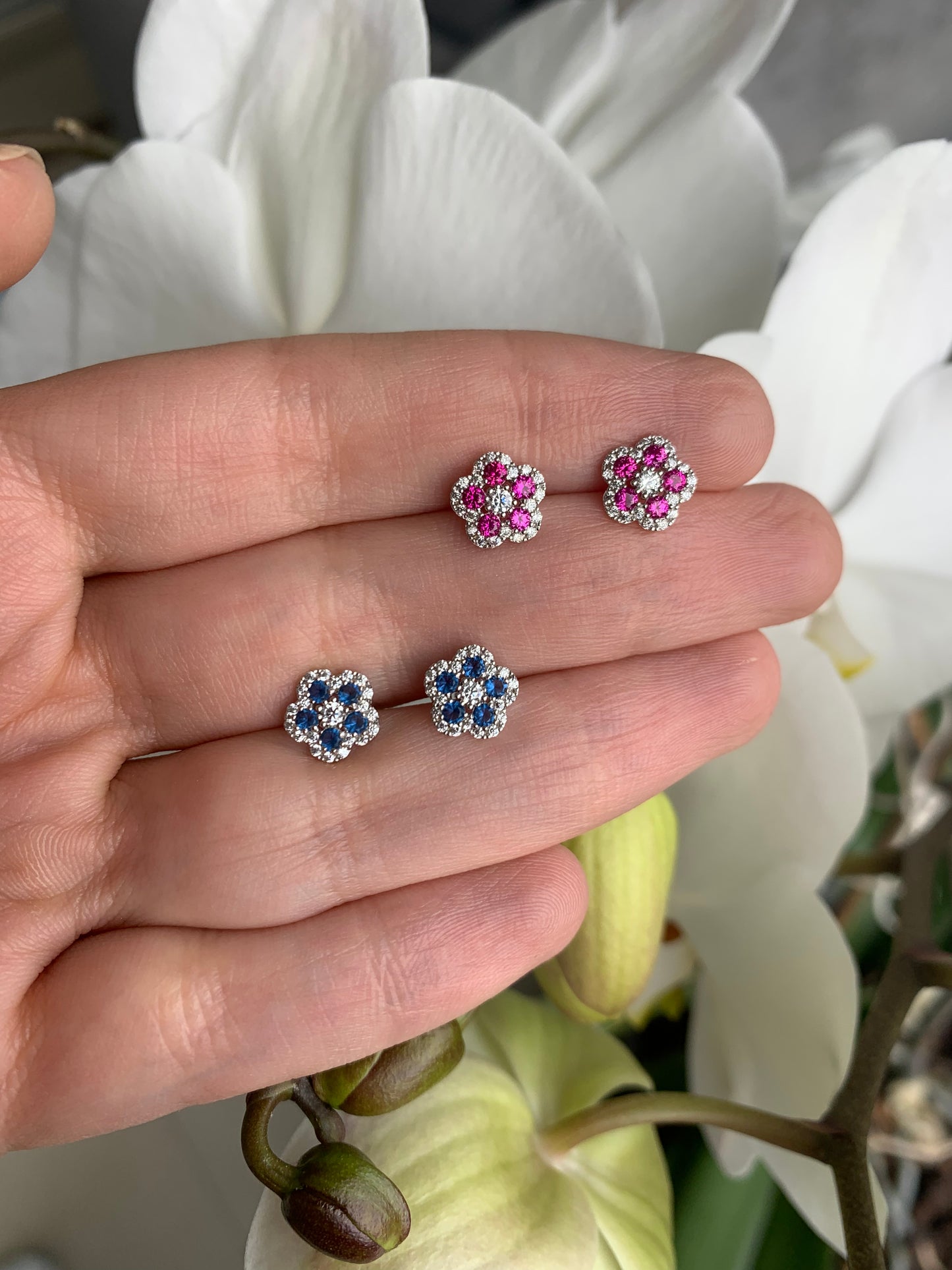 Aretes flor
