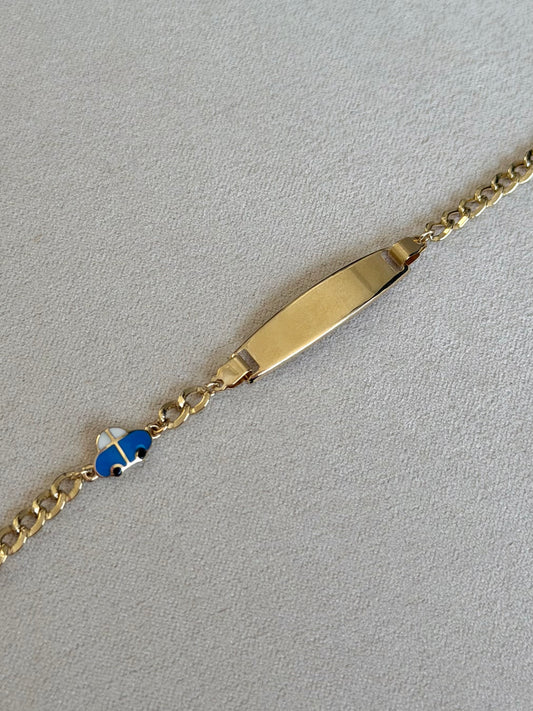 Esclava Cuban coche azul