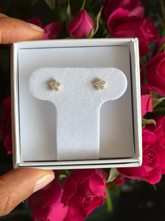 Flor mediana de diamantes