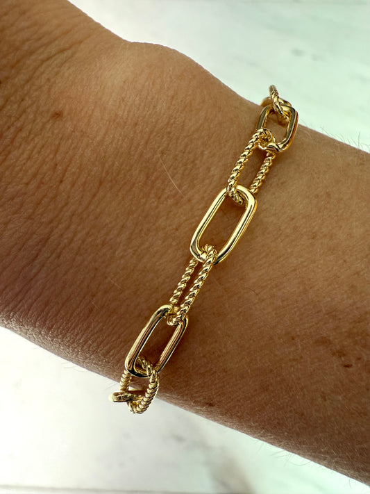 Pulsera rope paperclip