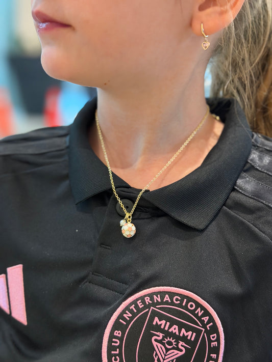 Collar balón fútbol