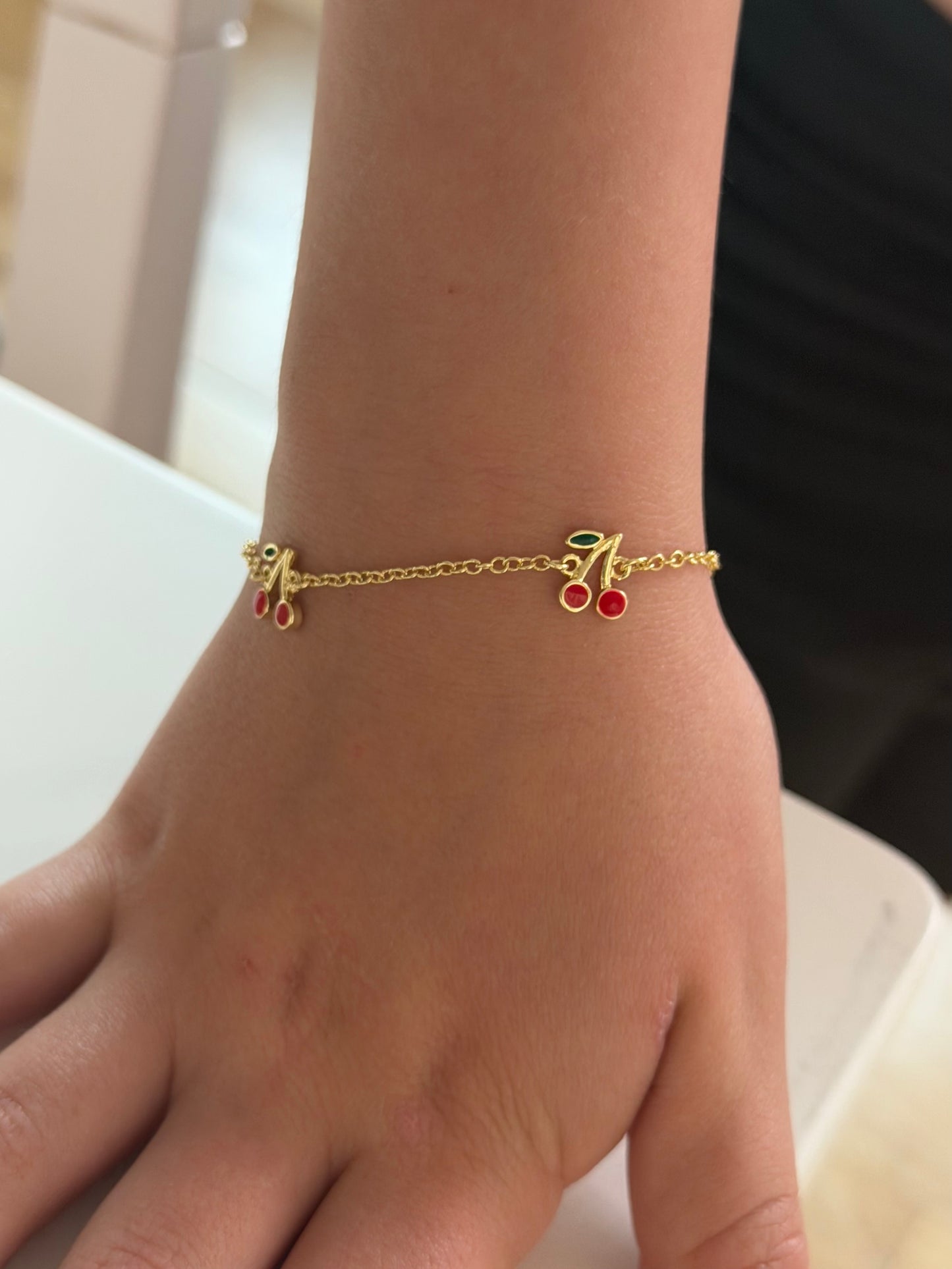 Pulsera cerezas