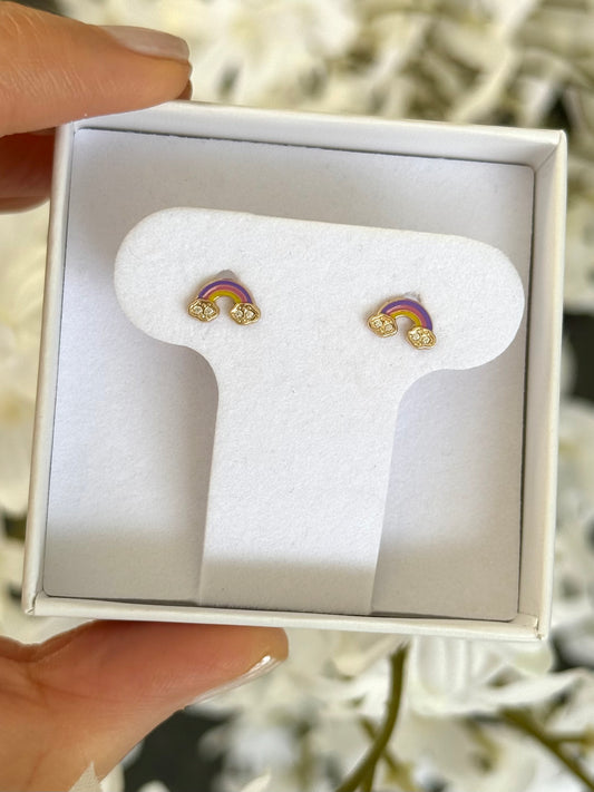 Aretes arcoíris