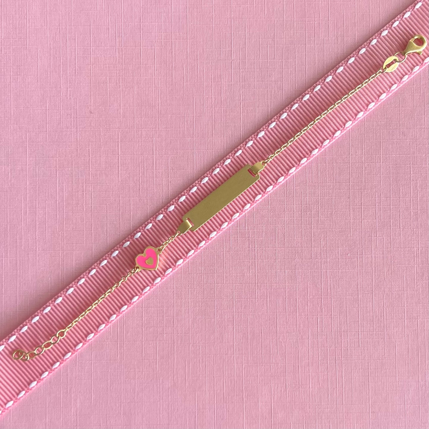 Esclava corazón rosa