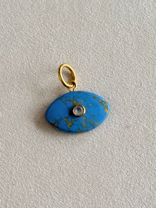 Charm ojo turco piedra