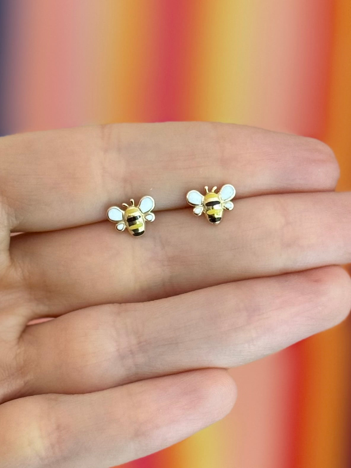 Aretes abeja g