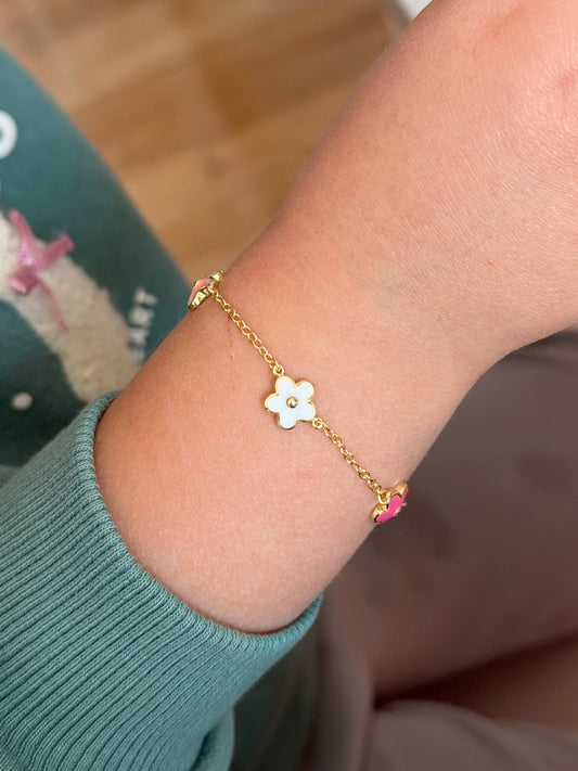 Pulsera 3 flores