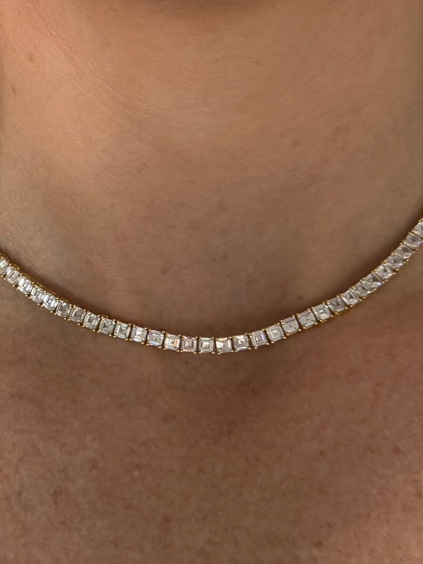 Collar tennis corte princesa
