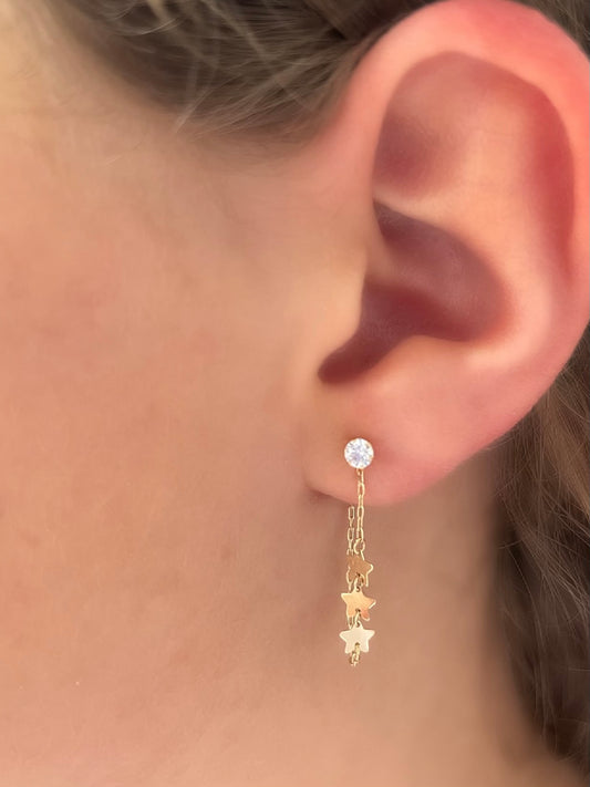 Arete colgante Estrellas