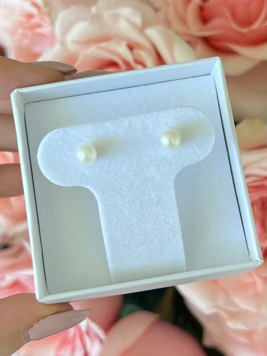 Aretes Perla 5mm