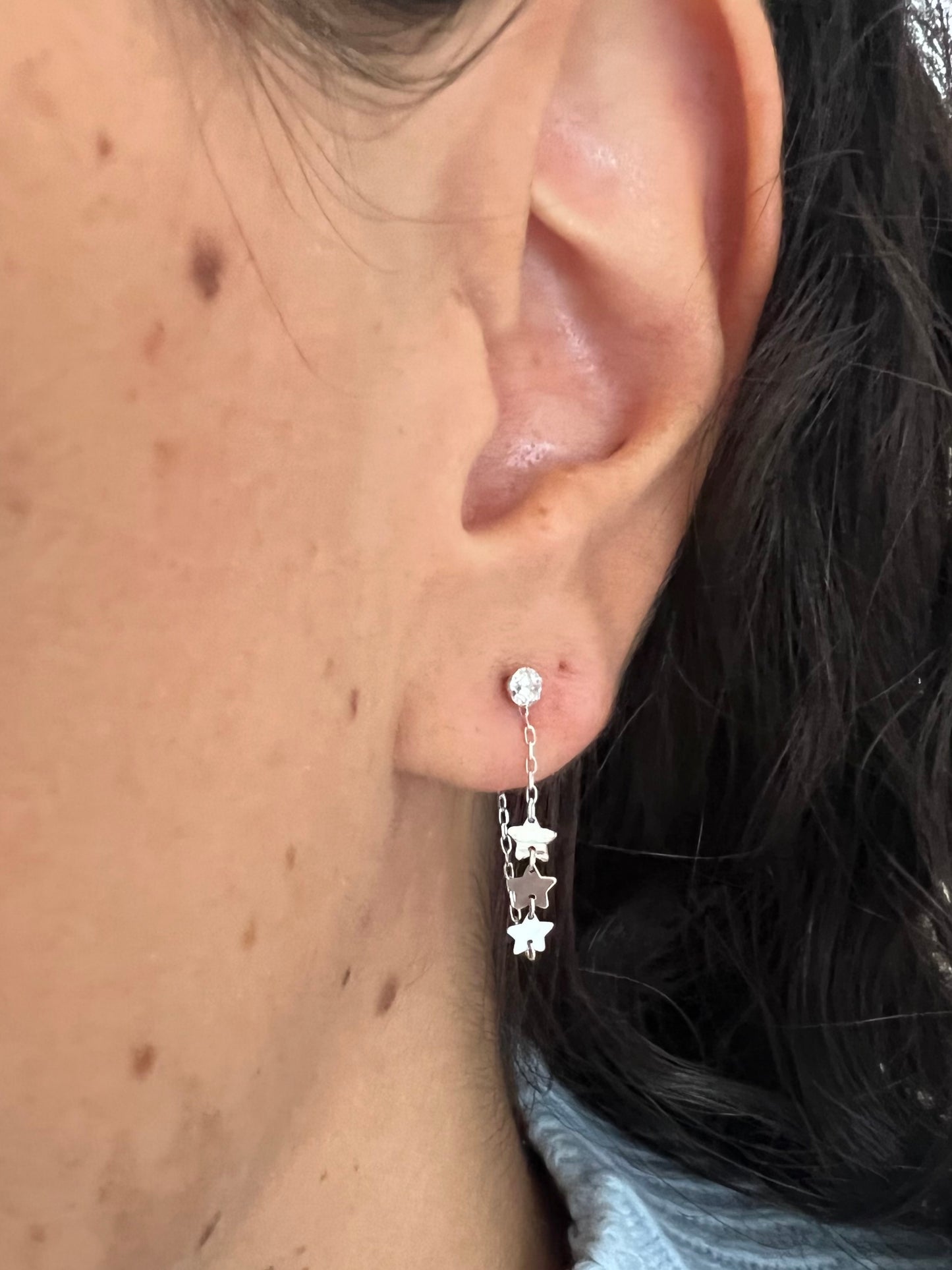 Arete colgante Estrellas