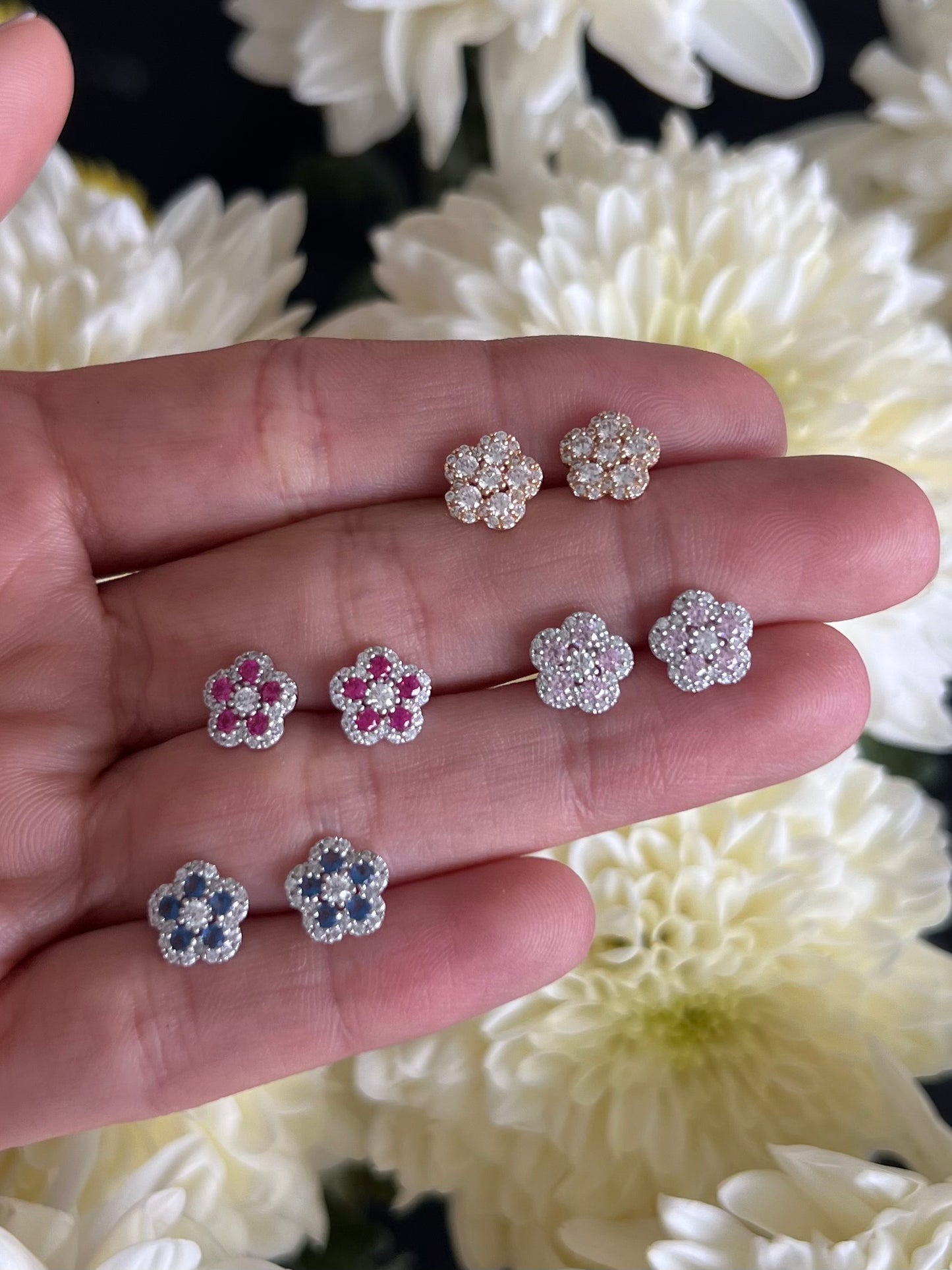 Aretes flor